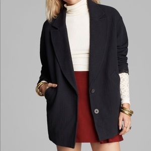 Free People blue blazer